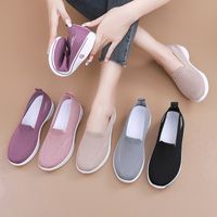 Women's Casual Solid Color Round Toe Casual Shoes Flats main image video