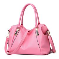 Women's Pu Leather Solid Color Elegant Square Zipper Handbag sku image 5