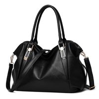 Women's Pu Leather Solid Color Elegant Square Zipper Handbag sku image 4