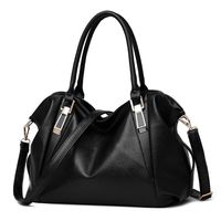 Women's Pu Leather Solid Color Elegant Square Zipper Handbag main image 3