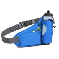 Unisex Classic Style Solid Color Nylon Waterproof Waist Bags sku image 6