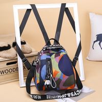 Waterproof Anti-theft Color Block Daily Women's Backpack main image 5