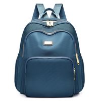 Solid Color Casual Travel Women's Backpack sku image 16