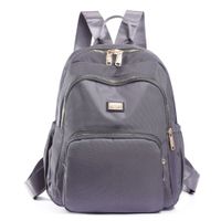 Solid Color Casual Travel Women's Backpack sku image 10