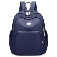 Solid Color Casual Travel Women's Backpack sku image 12