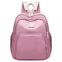 Solid Color Casual Travel Women's Backpack sku image 13