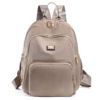 Solid Color Casual Travel Women's Backpack sku image 8