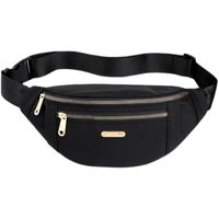 Unisex Streetwear Solid Color Nylon Waist Bags main image 4