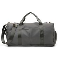 Unisex Streetwear Solid Color Oxford Cloth Waterproof Travel Bags sku image 12