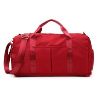 Unisex Streetwear Solid Color Oxford Cloth Waterproof Travel Bags sku image 7