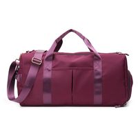 Unisex Streetwear Solid Color Oxford Cloth Waterproof Travel Bags sku image 17