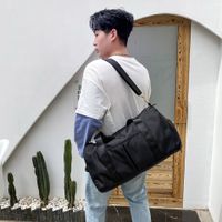 Unisex Streetwear Solid Color Oxford Cloth Waterproof Travel Bags main image 2