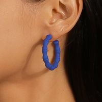 1 Pair Simple Style Classic Style Solid Color Plastic Ear Studs main image 9