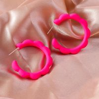 1 Pair Simple Style Classic Style Solid Color Plastic Ear Studs sku image 1