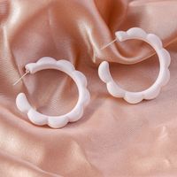 1 Pair Simple Style Classic Style Solid Color Plastic Ear Studs sku image 2