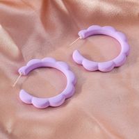 1 Pair Simple Style Classic Style Solid Color Plastic Ear Studs sku image 5