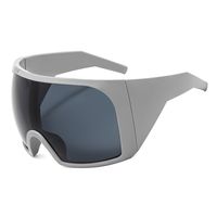 Simple Style Classic Style Color Block Pc Square Mountain Style Biker Full Frame Sports Sunglasses main image 5