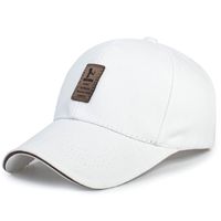 Men's Basic Simple Style Solid Color Curved Eaves Baseball Cap sku image 2