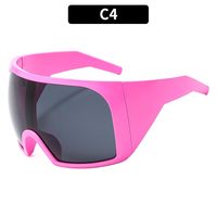 Simple Style Classic Style Color Block Pc Square Mountain Style Biker Full Frame Sports Sunglasses sku image 5