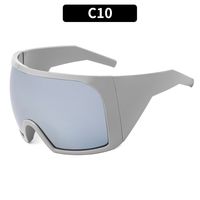 Simple Style Classic Style Color Block Pc Square Mountain Style Biker Full Frame Sports Sunglasses sku image 10