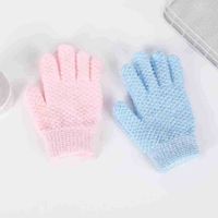 Casual Solid Color Nylon Bath Gloves main image 5
