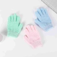 Casual Solid Color Nylon Bath Gloves main image 3