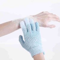Casual Solid Color Nylon Bath Gloves main image 2