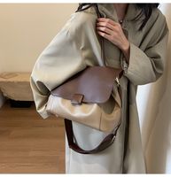Women's Pu Leather Solid Color Streetwear Square Magnetic Buckle Shoulder Bag sku image 4