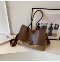 Women's Pu Leather Solid Color Streetwear Square Magnetic Buckle Shoulder Bag sku image 5