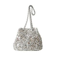 Women's Special Material Sequins Vintage Style Bucket String Bucket Bag main image 2