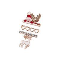 Cute Santa Claus Heart Shape Elk Christmas Silica Gel Watch Strap main image 3