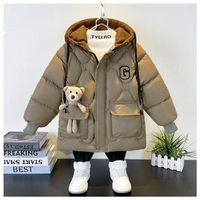 Casual Basic Simple Style Animal Solid Color Pocket Polyester Boys Outerwear main image 2
