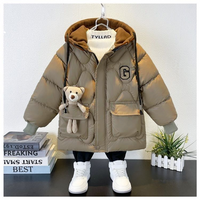 Casual Basic Simple Style Animal Solid Color Pocket Polyester Boys Outerwear sku image 2