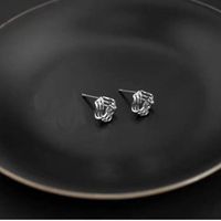 1 Pair Simple Style Commute Geometric Plating Copper Ear Studs main image 3