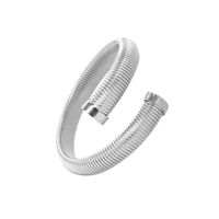 Simple Style Solid Color 304 Stainless Steel Bangle In Bulk sku image 2