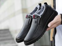 Hommes Entreprise Couleur Unie Bout Rond Chaussures En Coton sku image 1
