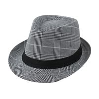 Children Unisex Adults Basic Retro Simple Style Solid Color Wide Eaves Fedora Hat main image 4