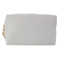 Basic Solid Color Pu Leather Square Makeup Bags sku image 12