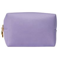 Basic Solid Color Pu Leather Square Makeup Bags sku image 31