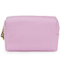Basic Solid Color Pu Leather Square Makeup Bags sku image 10