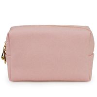 Basic Solid Color Pu Leather Square Makeup Bags sku image 22