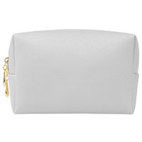 Basic Solid Color Pu Leather Square Makeup Bags sku image 29