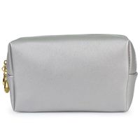 Basic Solid Color Pu Leather Square Makeup Bags sku image 23