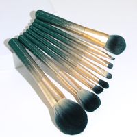 Lady Artificial Fiber Wooden Handle Makeup Brushes 1 Set sku image 1