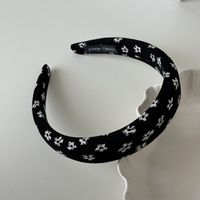 Simple Style Classic Style Flower Cloth Printing Hair Band sku image 3