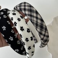 Simple Style Classic Style Flower Cloth Printing Hair Band main image 4