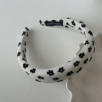 Simple Style Classic Style Flower Cloth Printing Hair Band sku image 2