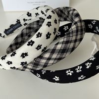 Simple Style Classic Style Flower Cloth Printing Hair Band main image 1