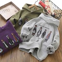 Sudaderas Con Capucha Para Niños Manga Larga Casual Dibujos Animados main image 1