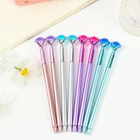 1 Piece Solid Color Learning Plastic Preppy Style Gel Pen main image 1